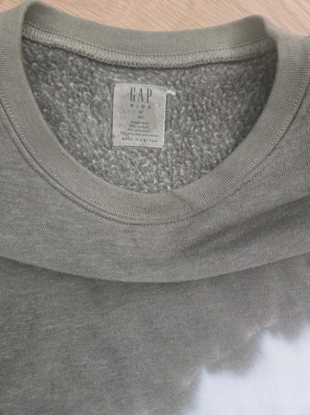 GAP Kids Tie-Dye Sweatshirt in Olive, White & Pink